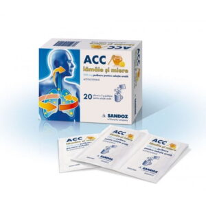 ACC lamaie si miere 200 mg, 20 plicuri, Sandoz