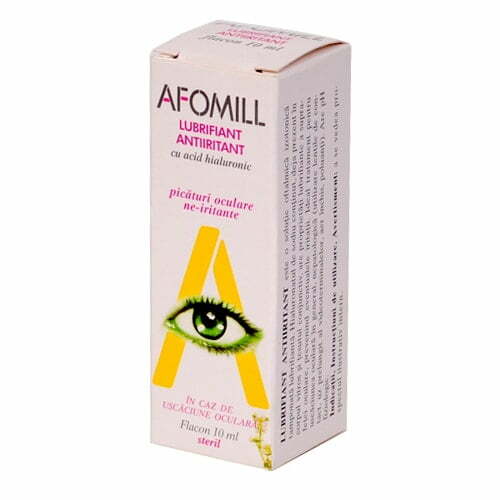 AFOMILL Lubrifiant-antiiritant picaturi oftalmice, 10 ml, Af United