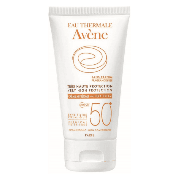 AVENE Crema minerala pentru protectie solara SFP 50, 50 ml, Pierre Fabre
