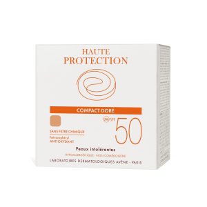 AVENE Fond de ten pentru protectie ridicata SPF 50 Compact Dore , 10 g, Pierre Fabre