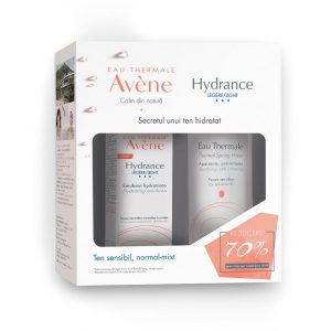 AVENE Pachet Emulsie pentru piele sensibila Hydrance Legere AVENE Pachet Emulsie pentru piele sensibila Hydrance Legere, 40 ml Apa termala (70% reducere), 150 ml, Pierre Fabre