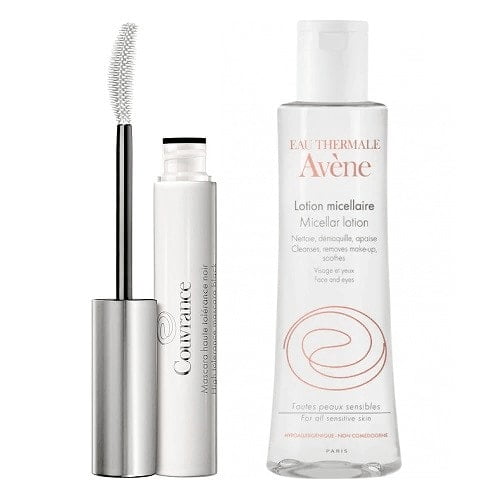 AVENE Pachet Mascara Couvrance AVENE Pachet Mascara Couvrance, Negru, 7 ml Lotiune micelara pentru ten sensibil, 100 ml