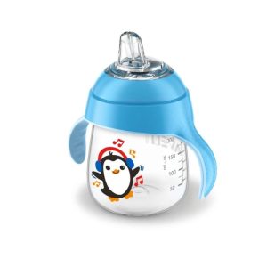 AVENT Cana cu tetina de formare, 200ml bleu, SCF746/02