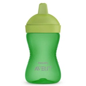 AVENT Cana cu tetina de formare, Verde, 300 ml, SCF804/03