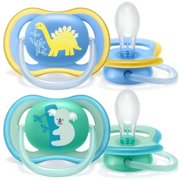 AVENT Suzete Ultra Air,18 luni, SCF349/11, 2 bucati (panda)