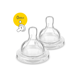 AVENT Tetina Airflex,0 luni,1 orificiu, SCF631/27, 2 bucati