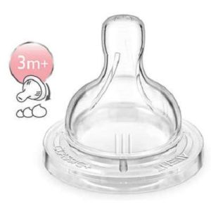 AVENT Tetina Airflex,3 luni, orificiu variabil, SCF635/27, 2 bucati