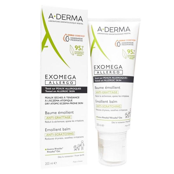 Aderma Exomega Allergo Balsam Emolient Defi, x40ml