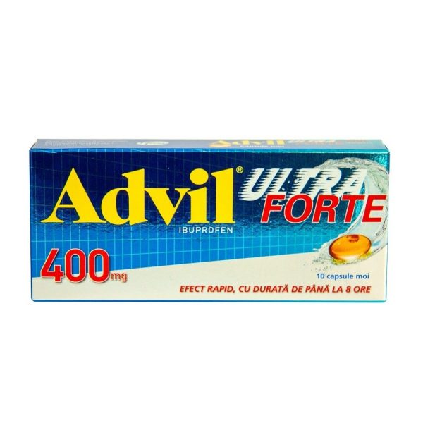 Advil Ultra Forte 400 mg Advil Ultra Forte 400 mg, 10 capsule, Gsk