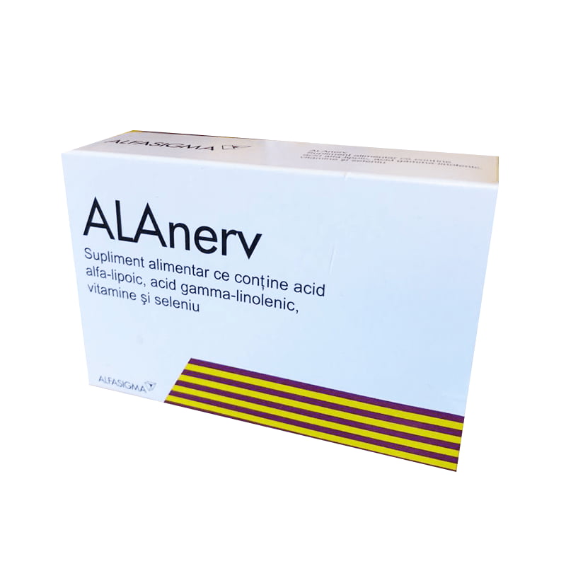 Alanerv, supliment alimentar pentru sistemului nervos, 20 capsule moi, Alfa Wassermann