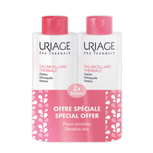 Apa Micelara Termala PS (ten sensibil/roseata) Pack 500ml500ml, Uriage