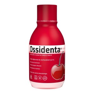 Apa de gura Ossidenta Cirese si Menta, 250 ml, Biofarm