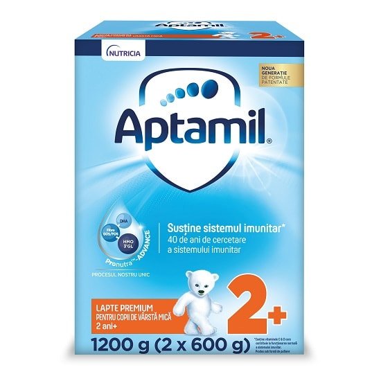 Aptamil 2 Lapte Praf Aptamil Junior Aptamil 2 Lapte Praf Aptamil Junior, 1200 gr, 24-36 luni, Nutricia