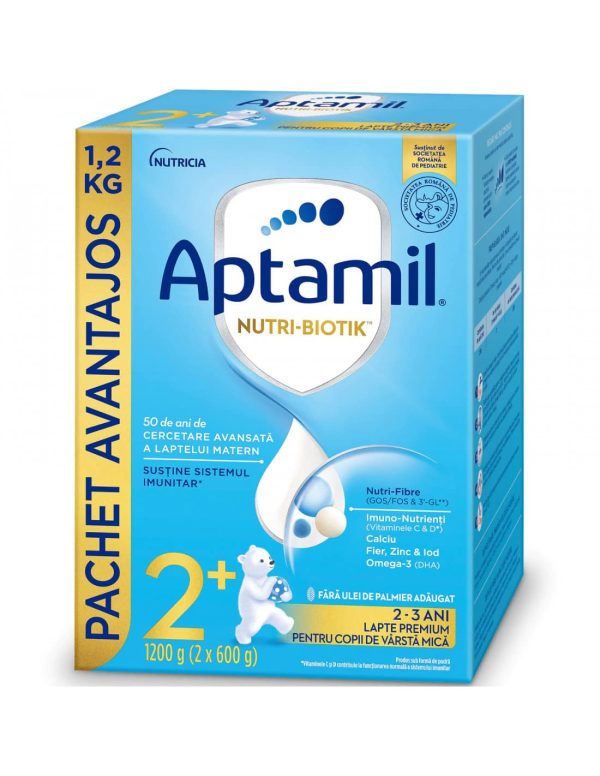 Aptamil Junior Lapte Praf 2 Aptamil Junior Lapte Praf 2, 1200 gr, 24-36 luni, Nutricia