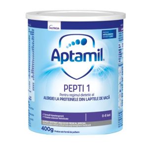 Aptamil Pepti 1 Formula de Lapte de Inceput Aptamil Pepti 1 Formula de Lapte de Inceput, 0 - 6 luni, 400g, Nutricia