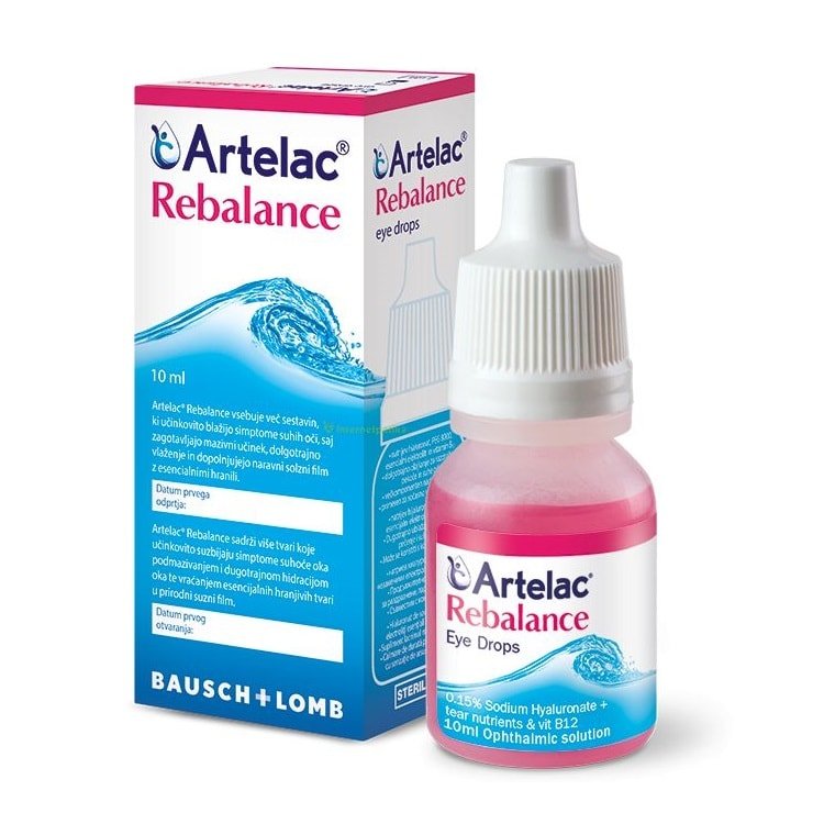 Artelac Rebalance solutie oftalmica ,  10 ml, Bausch  Lomb