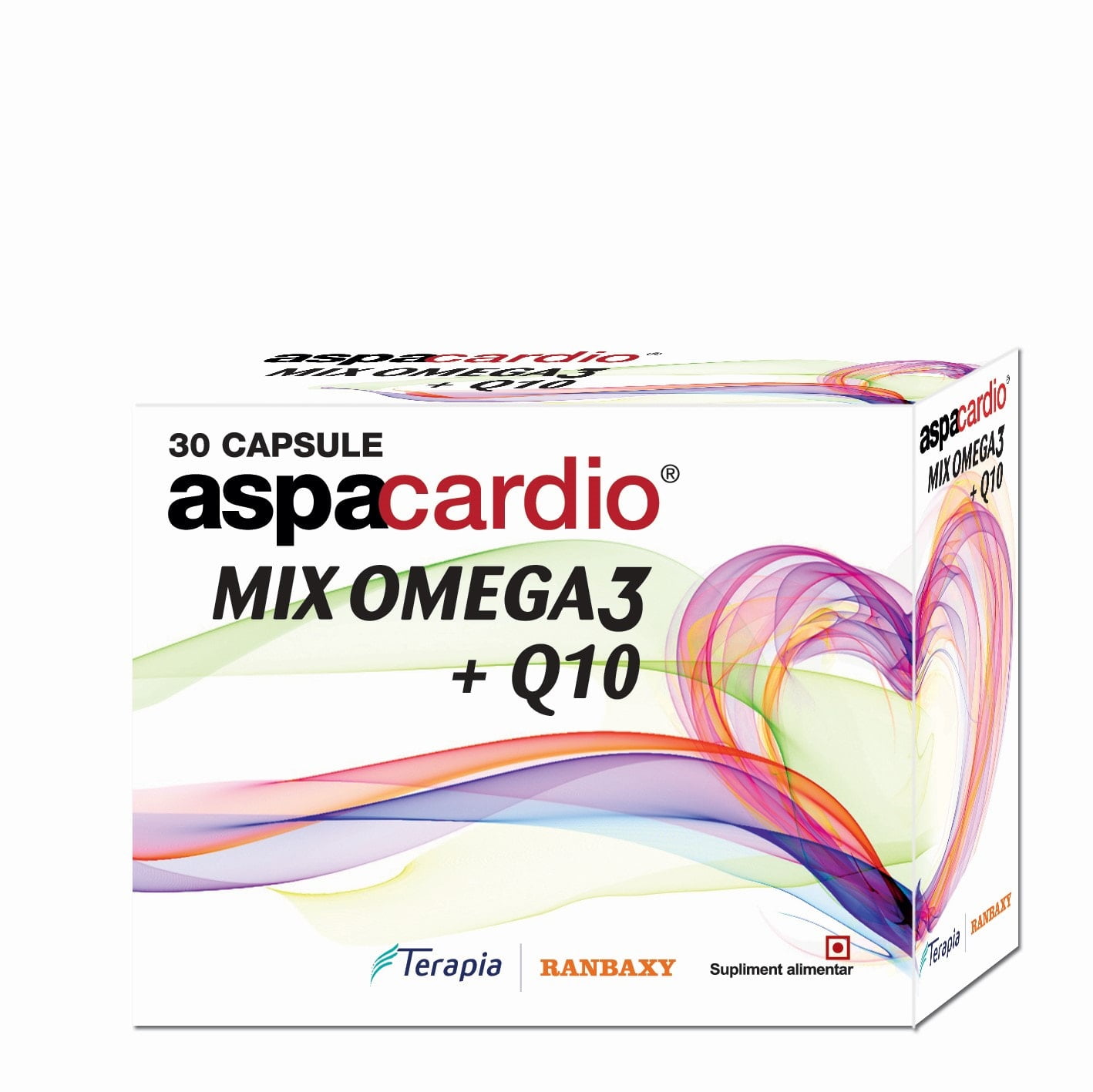 Aspacardio Mix Omega 3  Q10, 30 capsule, Terapia