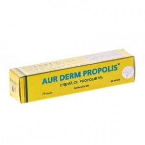 AurDerm crema cu propolis, 30 ml, LaurMed