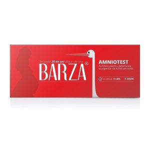 Autotest pentru detectarea scurgerilor de lichid amniotic Amniotest Barza DUREX Prezervative Feel Thin, 6 bucati