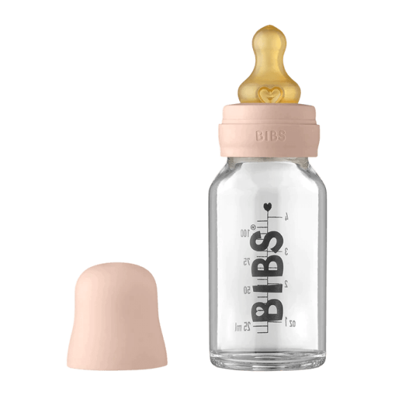 BIBS Biberon sticla lapte anticolici - Set complet Blush, 110 ml