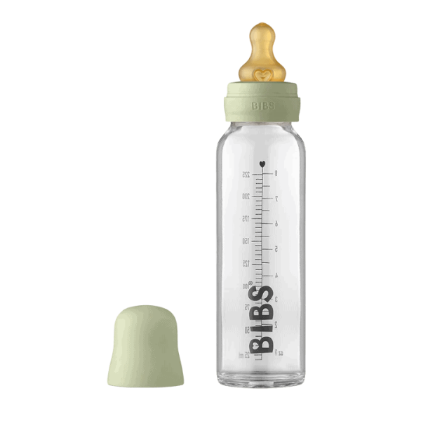 BIBS Biberon sticla lapte anticolici - Set complet Sage, 225 ml