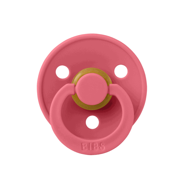 BIBS Colour Suzeta Coral BIBS Colour Suzeta Coral, 0-6L (size 1), Latex , 1 buc
