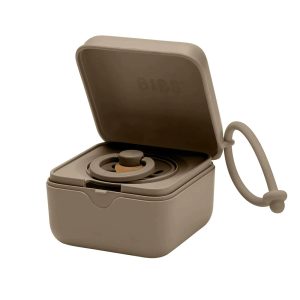 BIBS Cutie Multifunctionala Suzete - Dark Oak