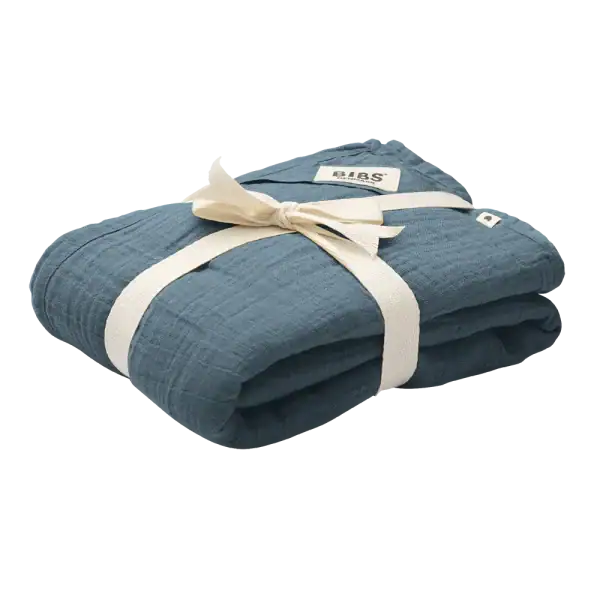 BIBS Muselina din Bumbac Organic 120x120 cm, Petrol
