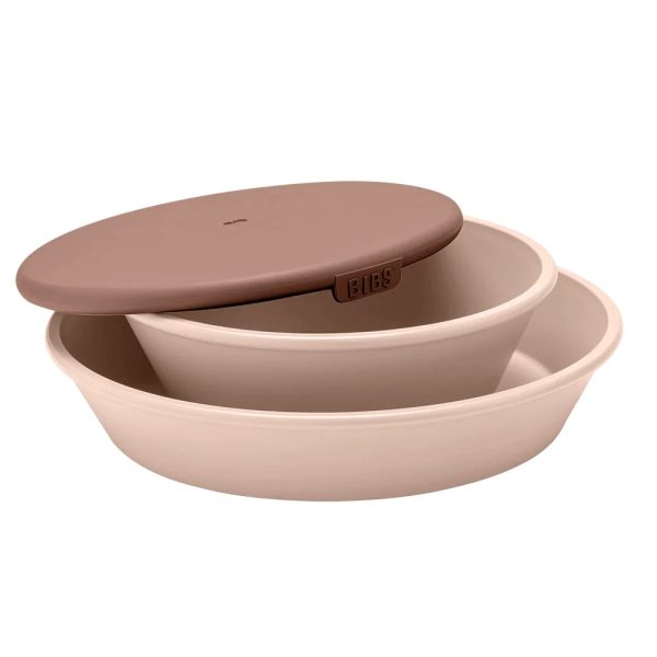 BIBS Set 2 Farfurii Diversificare Copii, Blush