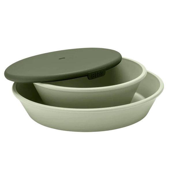 BIBS Set 2 Farfurii Diversificare Copii, Sage