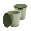 BIBS Set 2 Pahare cu Capac pentru Copii, Sage