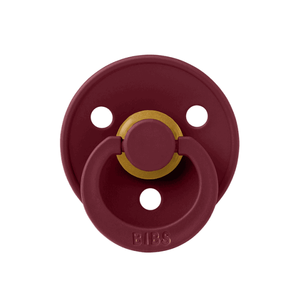 BIBS Set 2 Suzete Colour Elderberry/Blush BIBS Set 2 Suzete Colour Elderberry/Blush, 6-18L (size 2)