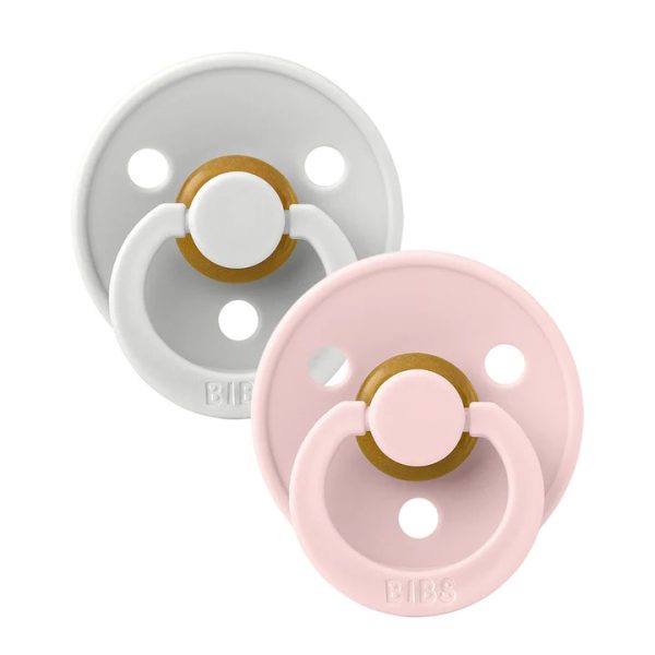 BIBS Set 2 Suzete Colour Haze/Blossom BIBS Set 2 Suzete Colour Haze/Blossom, 6-18L (Size 2), Latex