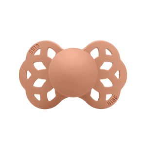 BIBS Suzeta Ortodontica Infinity Peach BIBS Suzeta Ortodontica Infinity Peach, 0-6L (Size 1), Silicon, 1 buc