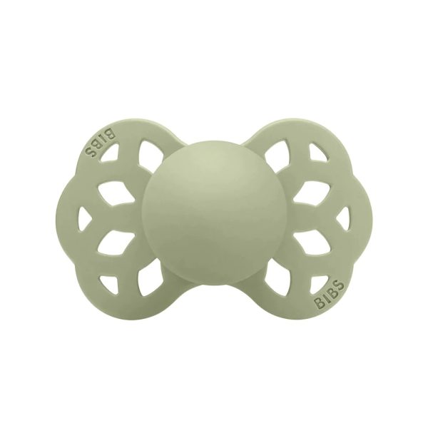 BIBS Suzeta Ortodontica Infinity Sage BIBS Suzeta Ortodontica Infinity Sage, 0-6L (Size 1), Silicon, 1 buc