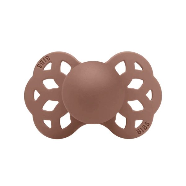 BIBS Suzeta Ortodontica Infinity Woodchuck, 6-18L (Size 2), Silicon, 1 buc