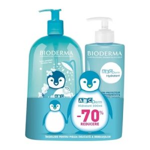 BIODERMA ABCDerm Gel spumant, 1L  Lapte Hidratant, 500 ml