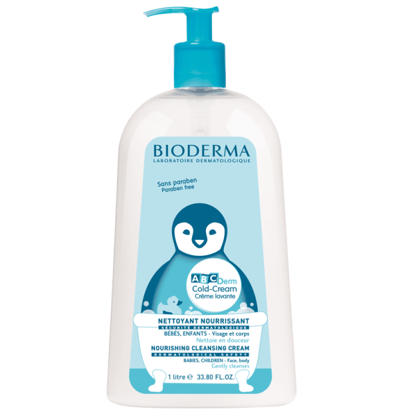 BIODERMA Crema de spalare ABCDerm Cold Cream, 1L