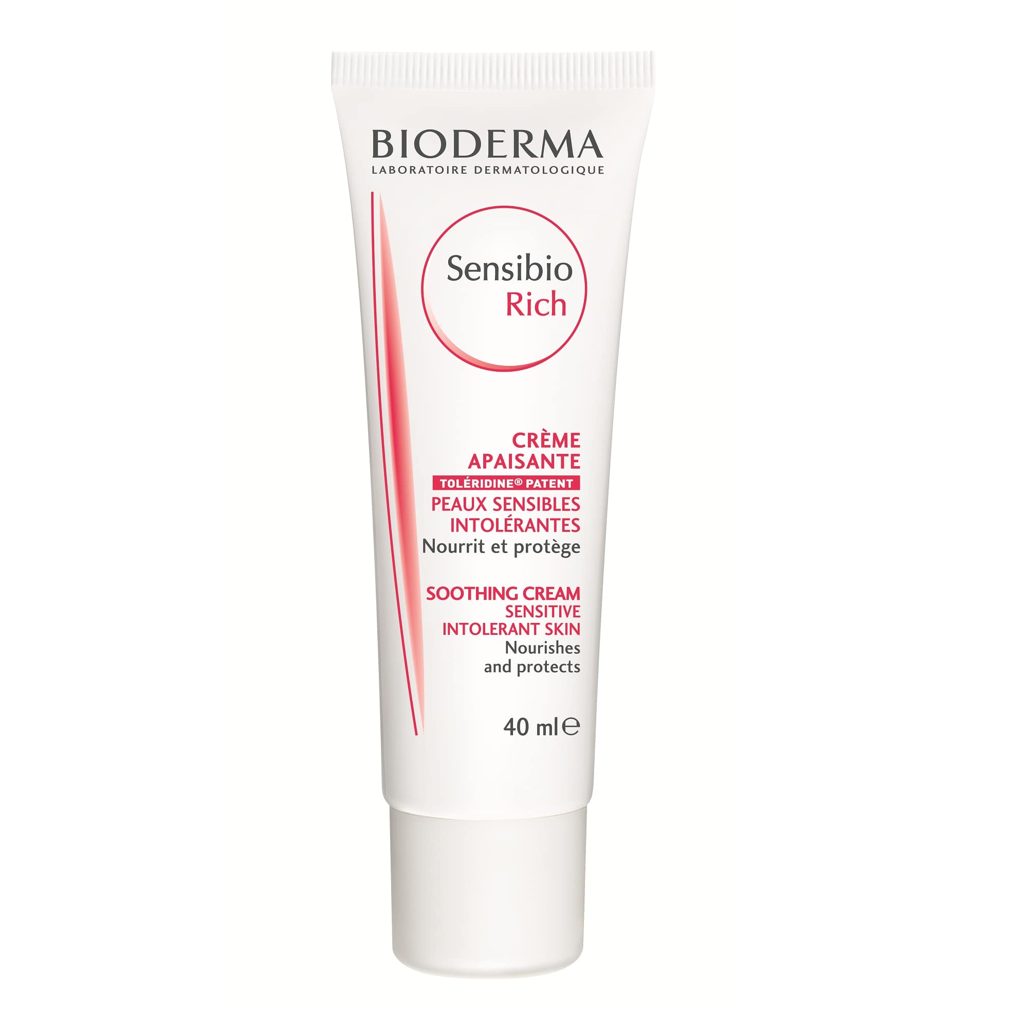 BIODERMA Crema hidratanta pentru piele uscata sau intoleranta Sensibio Rich, 40 ml