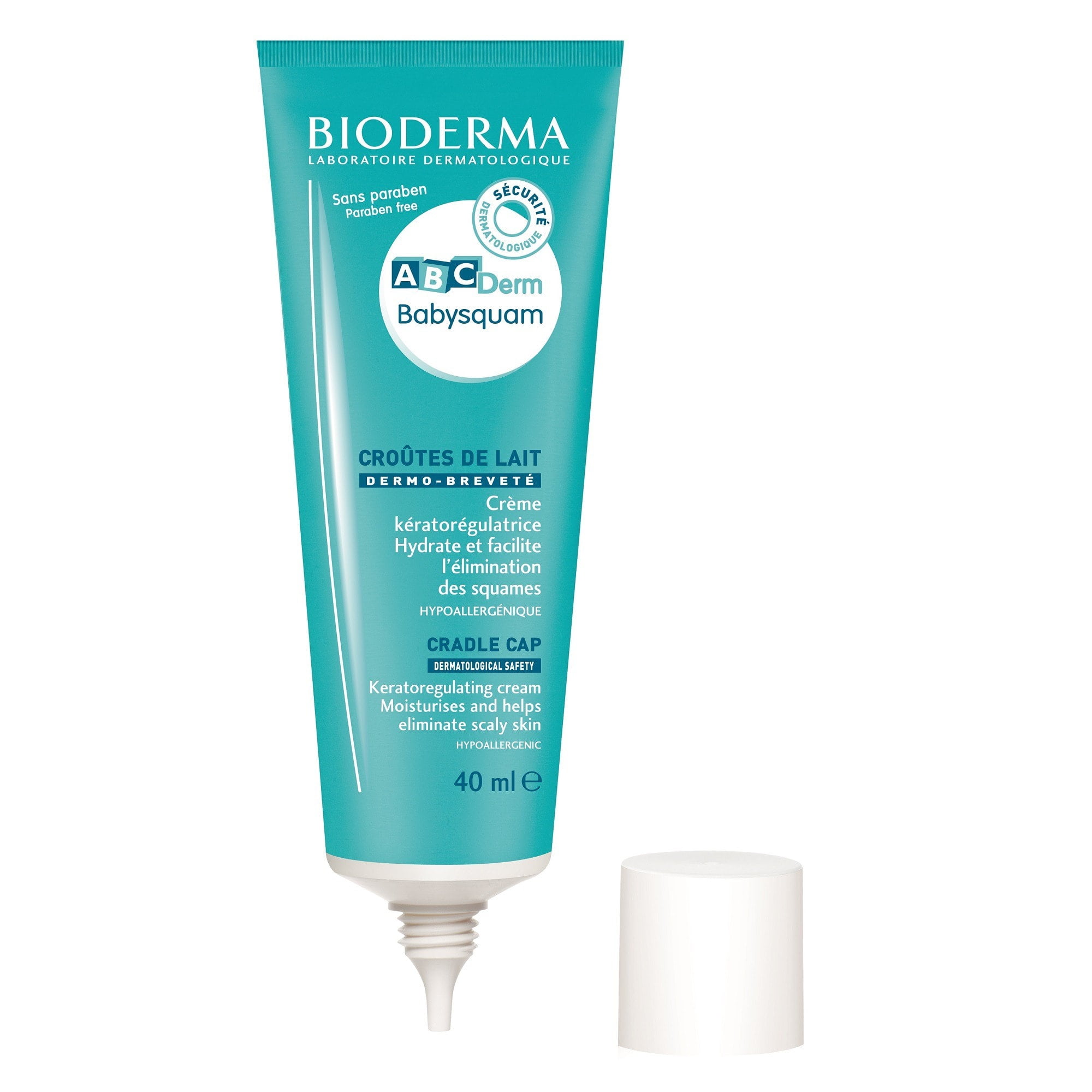 BIODERMA Crema tratament pentru scuame ABCDerm Babysquam BIODERMA Crema tratament pentru scuame ABCDerm Babysquam, 40 ml