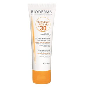 BIODERMA Fluid matifiant pentru ten mixt si gras acneic Photoderm AKN Mat SPF30, 40 ml