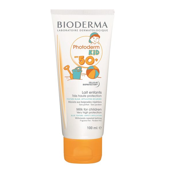 BIODERMA Lapte colorat protectie solară Photoderm Kid SPF 50, 100 ml