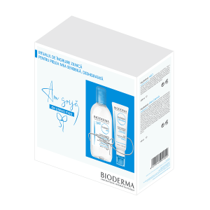 BIODERMA Pachet Solutie micelara hidratanta Hydrabio H2O, 250 ml  Gel crema pentru piele sensibila normala sau mixta Hydrabio, 40 ml