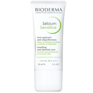 BIODERMA Sebium Sensitive Crema piele acneica, 30 ml