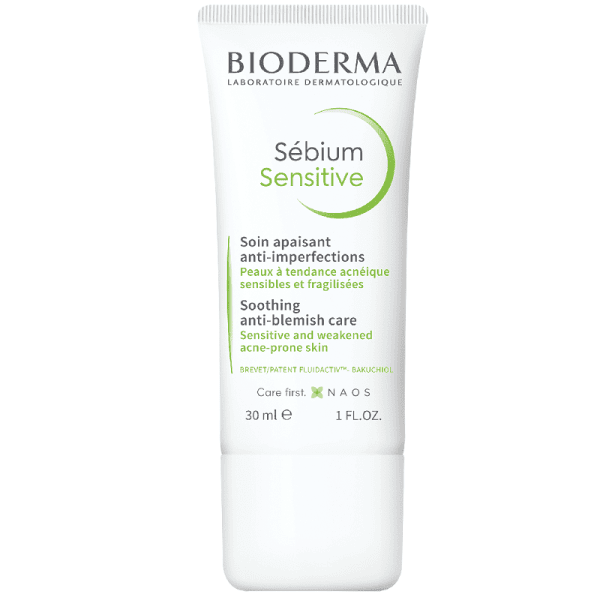 BIODERMA Sebium Sensitive Crema piele acneica, 30 ml