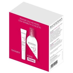 BIODERMA Sensibio Contur Ochi, 15 ml  Sensibio H2O Apa Micelara, 250 ml