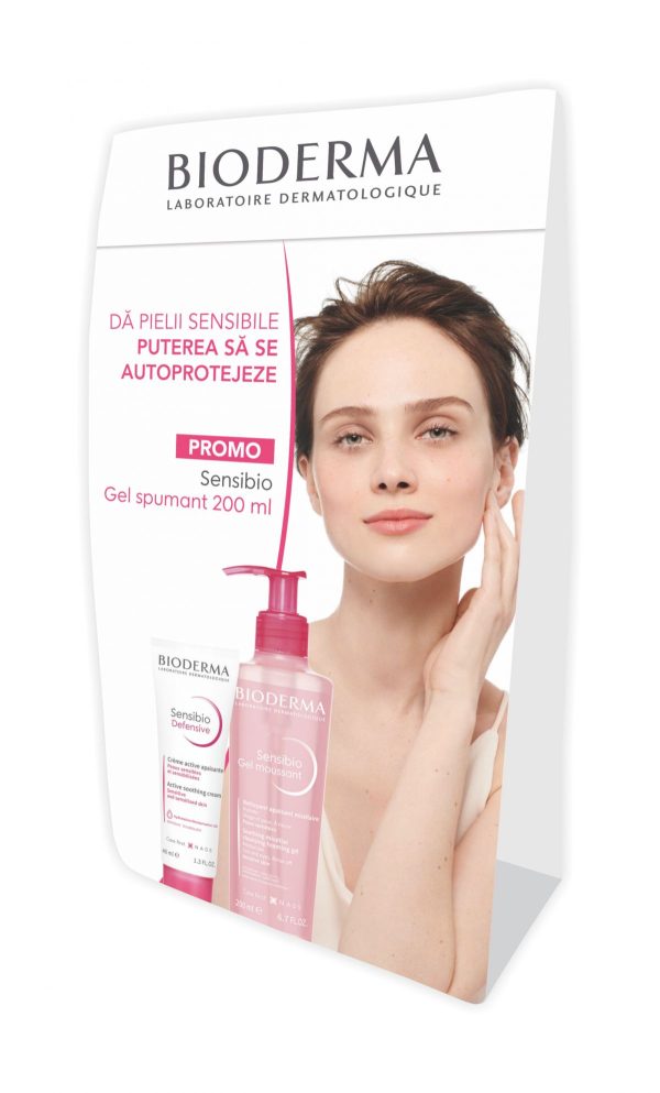 BIODERMA Sensibio Defensive Legere x40ml  Sensibio Gel Spumant x200ml