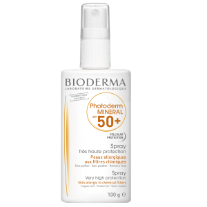 BIODERMA Spray protectie solara cu SPF 50 Photoderm Mineral, 100 g