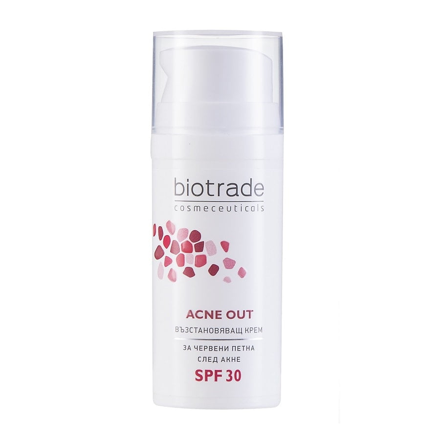 BIOTRADE Crema reparatoare cu SPF 30 Acne Out, 30 ml