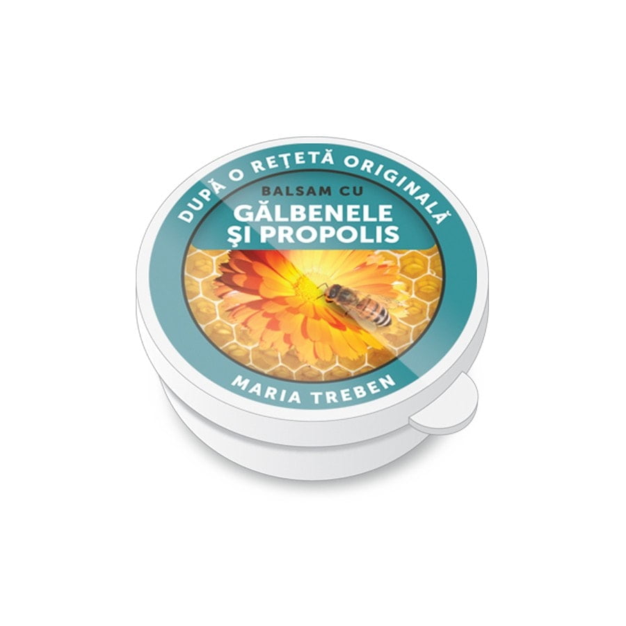 Balsam cu Galbenele si Propolis, 30 ml, Transvital